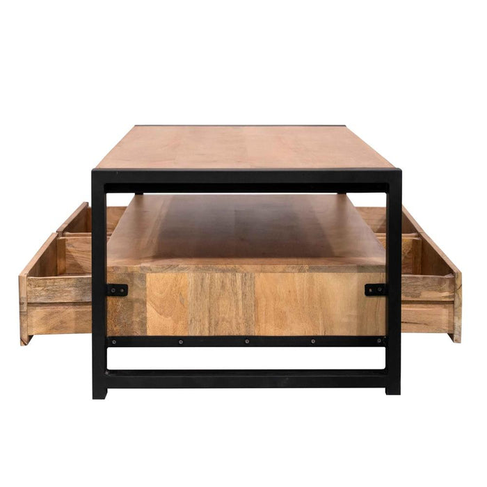 Salontafel 2de kans Starfurn Salontafel Boaz met 4 lades | 120 cm-Salontafels-Starfurn