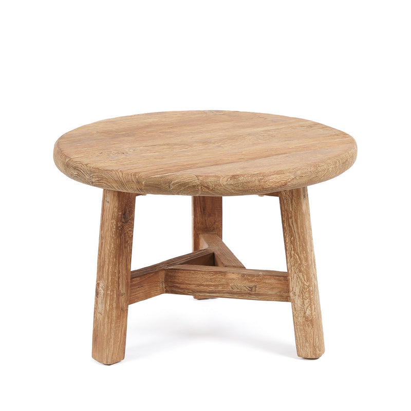 Salontafel 2de kans massief Teak Fusuma Salontafel M 60 cm van Bazar Bizar