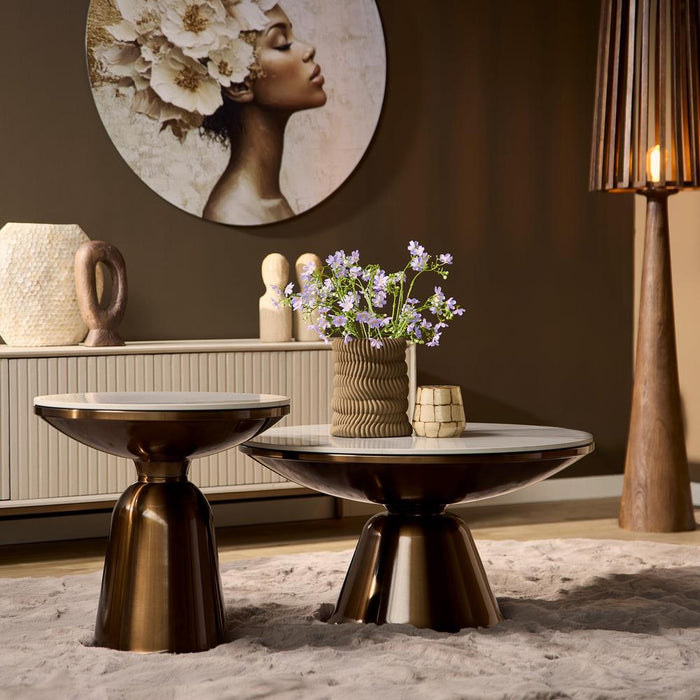 Salontafel Alix Metaal 50 cm 50x50x49.5 cm-Salontafels-Starfurn