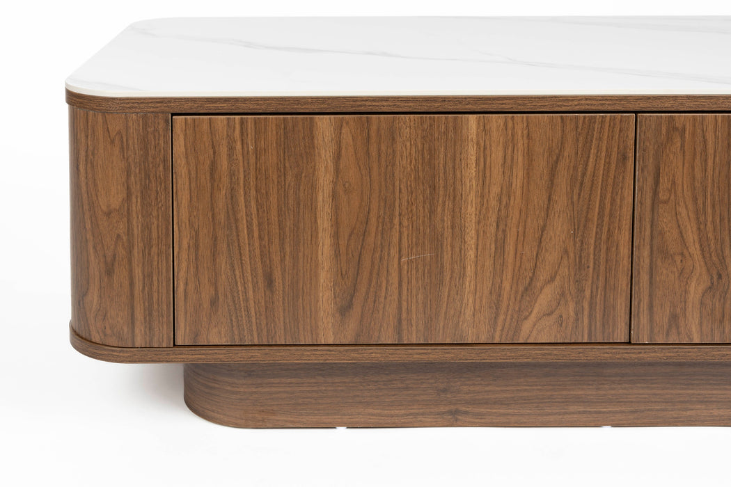 Salontafel Almira Hout Bruin 60x120 cm