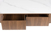 Salontafel Almira Hout Bruin 60x120 cm-Salontafels-Creating Home