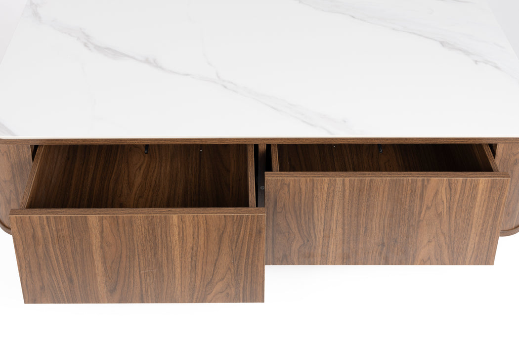 Salontafel Almira Coffee Table Hout Bruin 120x60, sfeerbeeld 8