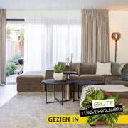 Salontafel Arlington Set van 2 Zwart 70x70x40 cm-Salontafels-Starfurn