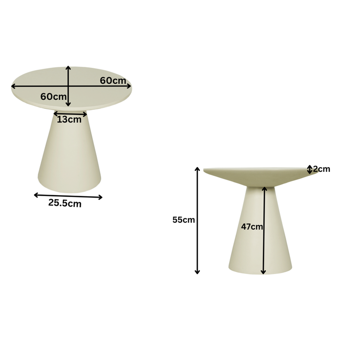 Salontafel Bellis | 60 cm-Salontafels-Starfurn