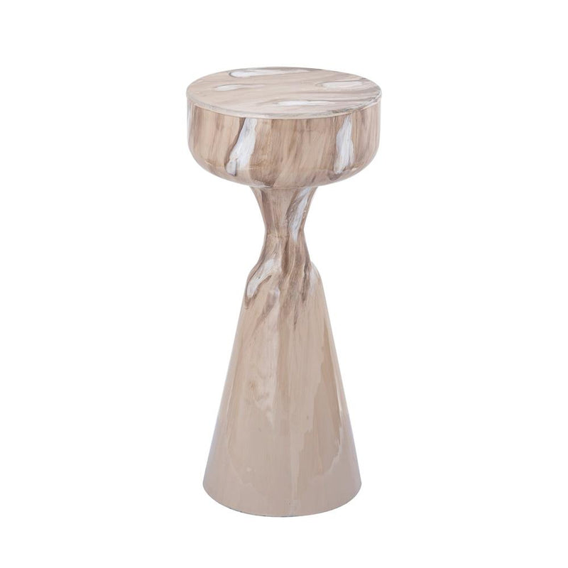 Salontafel Bijzettafels Crème 28 cm-Salontafels-PTMD