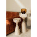 Salontafel Bijzettafels Crème 28 cm-Salontafels-PTMD