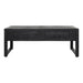 Salontafel Boaz Zwart met 2 lades - 120 cm-Salontafels-Starfurn