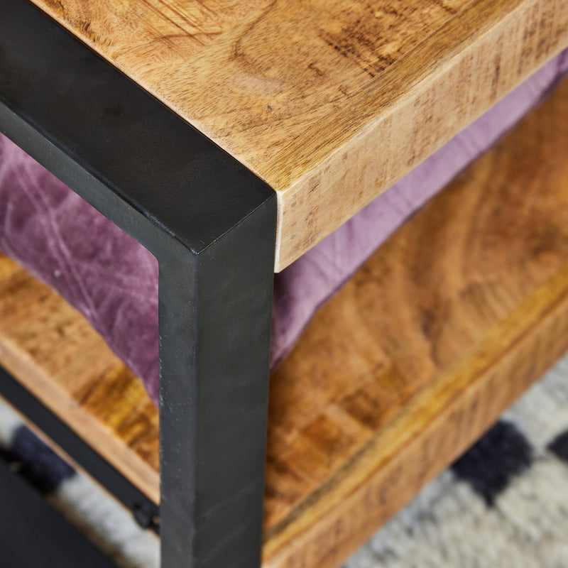 Salontafel Boaz met onderblad 110 cm 110x60x45 cm-Salontafels-Starfurn