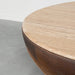 Salontafel Bowl Espresso Travertin 90 cm Rond 90x90x25 cm-Salontafels-LABEL51