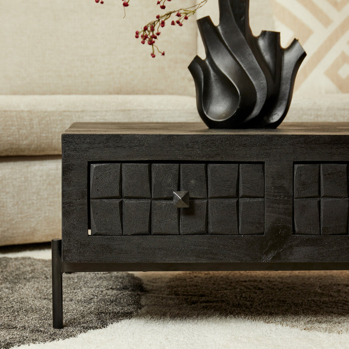 Salontafel Brandy Black | 80x80 cm-Salontafels-Starfurn