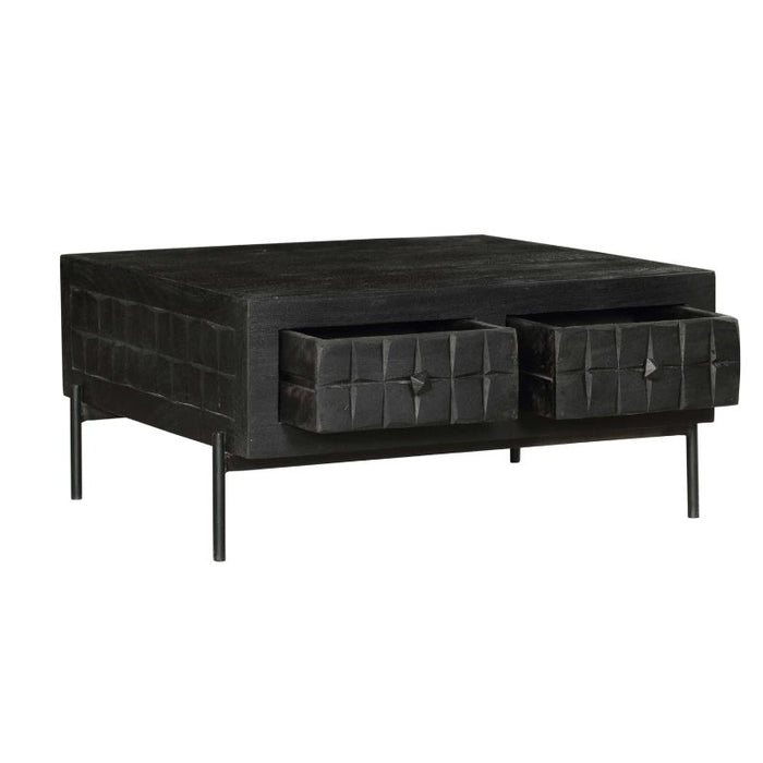 Salontafel Brandy Black | 80x80 cm-Salontafels-Starfurn