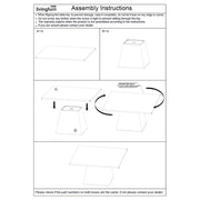 Salontafel Brix Bottecino Mangohout Crème wit 45 cm 45x45x50 cm-Salontafels-Livingfurn
