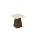 Salontafel Brix Bottecino Mangohout Crème wit 45 cm 45x45x50 cm-Salontafels-Livingfurn