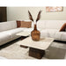 Salontafel Brix Bottecino Mangohout Crème wit 75 cm-Salontafels-Livingfurn