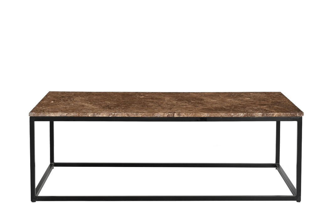 Salontafel Brix Dion Emperador Marmer Bruin 120x60 cm-Salontafels-Livingfurn