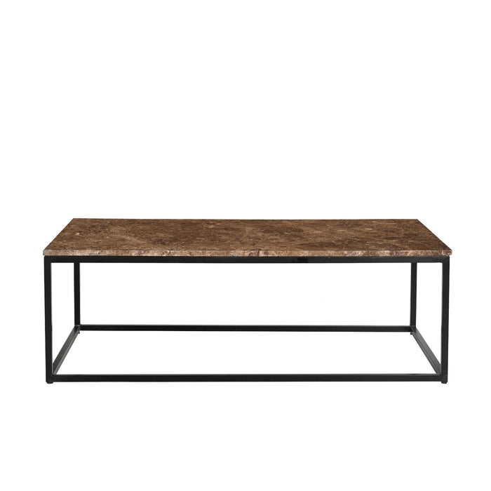 Salontafel Brix Dion Emperador Marmer Bruin 60x120 cm-Salontafels-Livingfurn