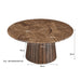 Salontafel Brix Emperador Mangohout Bruin 80 cm 80x80x38 cm-Salontafels-Livingfurn