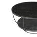Salontafel Brix Evan Norris Mangohout Zwart 65 cm 65x65x34 cm-Salontafels-Livingfurn