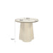Salontafel Brix Salontafel Beton Beige 50 cm 50x50x50 cm-Salontafels-Livingfurn