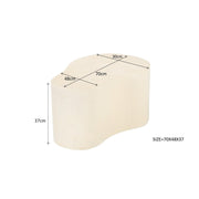 Salontafel Brix Salontafel Beton Beige 70x49 cm-Salontafels-Livingfurn