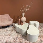 Salontafel Brix Salontafel Beton Beige 85x70 cm-Salontafels-Livingfurn