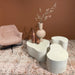 Salontafel Brix Salontafel Beton Beige 85x70 cm-Salontafels-Livingfurn