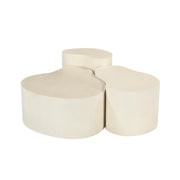 Salontafel Brix Salontafel Beton Crème wit 28x49 cm-Salontafels-Livingfurn