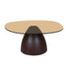 Salontafel Brix Salontafel Glas Bruin 76 cm 76x86x35 cm-Salontafels-Livingfurn