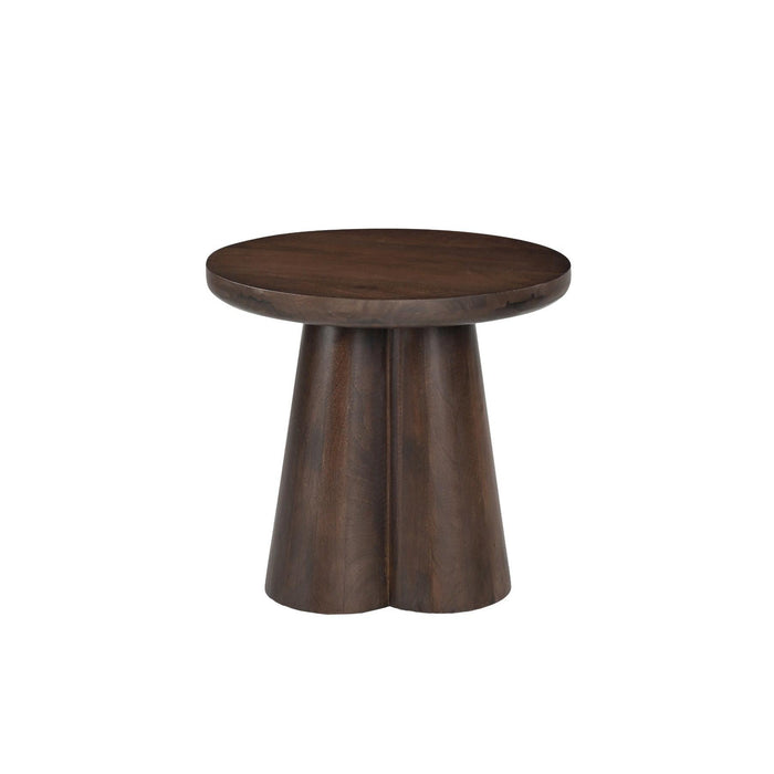 Salontafel Brix Salontafel Mangohout Bruin 50 cm 50x50x49 cm-Salontafels-Livingfurn