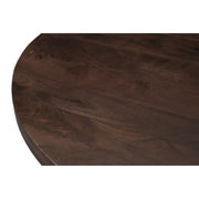 Salontafel Brix Salontafel Mangohout Bruin 80 cm 80x80x39 cm-Salontafels-Livingfurn