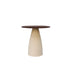 Salontafel Brix Salontafel Mangohout Crème wit 43 cm 43x50x42 cm-Salontafels-Livingfurn