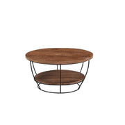 Salontafel Brix Salontafel Mangohout Naturel hout 65 cm-Salontafels-Livingfurn