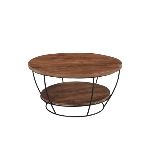 Salontafel Brix Salontafel Mangohout Naturel hout 85 cm-Salontafels-Livingfurn