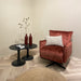 Salontafel Brix Salontafel Mangohout Zwart 50 cm 50x50x45 cm-Salontafels-Livingfurn