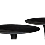 Salontafel Brix Salontafel Mangohout Zwart 60 cm 60x60x38 cm-Salontafels-Livingfurn