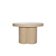 Salontafel Brix Salontafel Metaal Beige 56 cm 56.5x56.5x35.5 cm-Salontafels-Livingfurn
