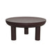 Salontafel Brix Salontafel Metaal Bruin 85 cm 85x85x40 cm-Salontafels-Livingfurn
