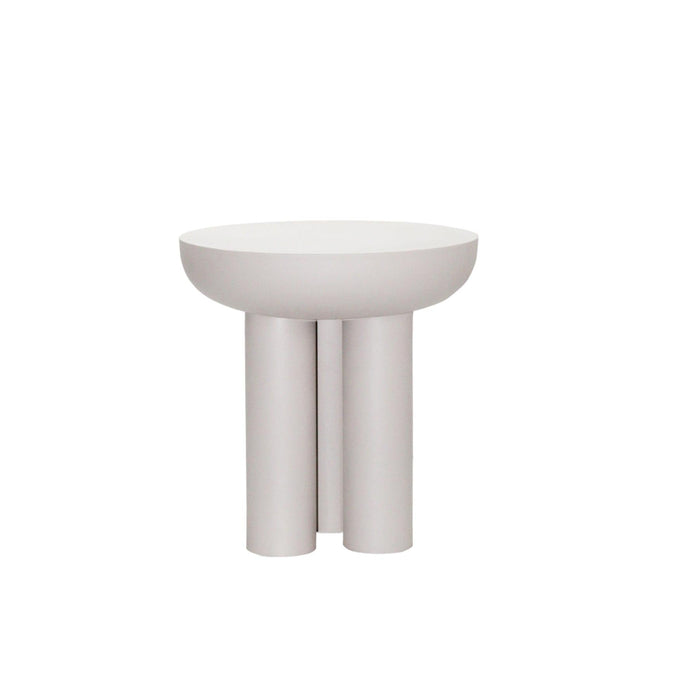 Salontafel Brix Salontafel Metaal Wit 43 cm 43x43x45 cm-Salontafels-Livingfurn