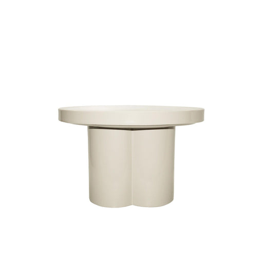 Salontafel Brix Salontafel Metaal Wit 56 cm 56.5x56.5x35.5 cm-Salontafels-Livingfurn