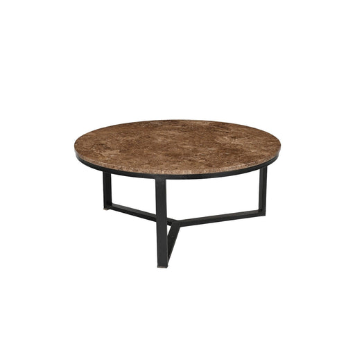 Salontafel Brix Senna Emperador Marmer Bruin 60 cm 60x60x32 cm-Salontafels-Livingfurn