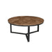 Salontafel Brix Senna Emperador Marmer Bruin 80 cm 80x80x40 cm-Salontafels-Livingfurn