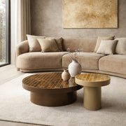 Salontafel Brix Tylo Brown 80cm-Salontafels-Livingfurn