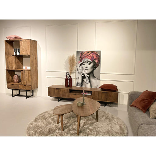 Salontafel Brix Xavier Mangohout Naturel hout 0x110x42 cm-Salontafels-Livingfurn
