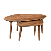 Salontafel Brix Xavier Mangohout Naturel hout 0x110x42 cm-Salontafels-Livingfurn