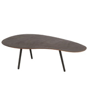 Salontafel Bruin Aluminium L 72x119 cm-Salontafels-J-Line