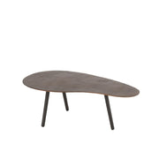 Salontafel Bruin Aluminium S 53x89 cm-Salontafels-J-Line