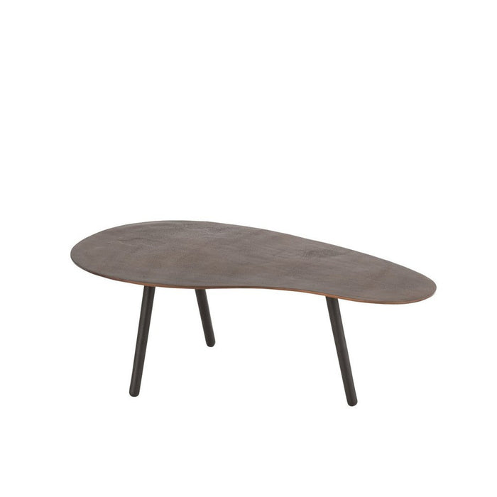 Salontafel Bruin Aluminium S 53x89 cm-Salontafels-J-Line
