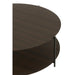 Salontafel Bruin Ijzer Rond 113 cm-Salontafels-J-Line