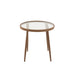 Salontafel Bruin Ijzer Rond 50 cm-Salontafels-J-Line