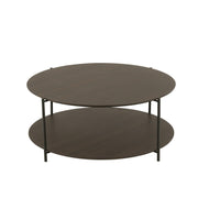 Salontafel Bruin Ijzer Rond 93 cm 93x93x38 cm-Salontafels-J-Line